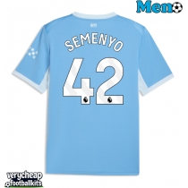 Manchester City Antoine Semenyo #42 Replica Home Shirt 2026-27 Short Sleeve